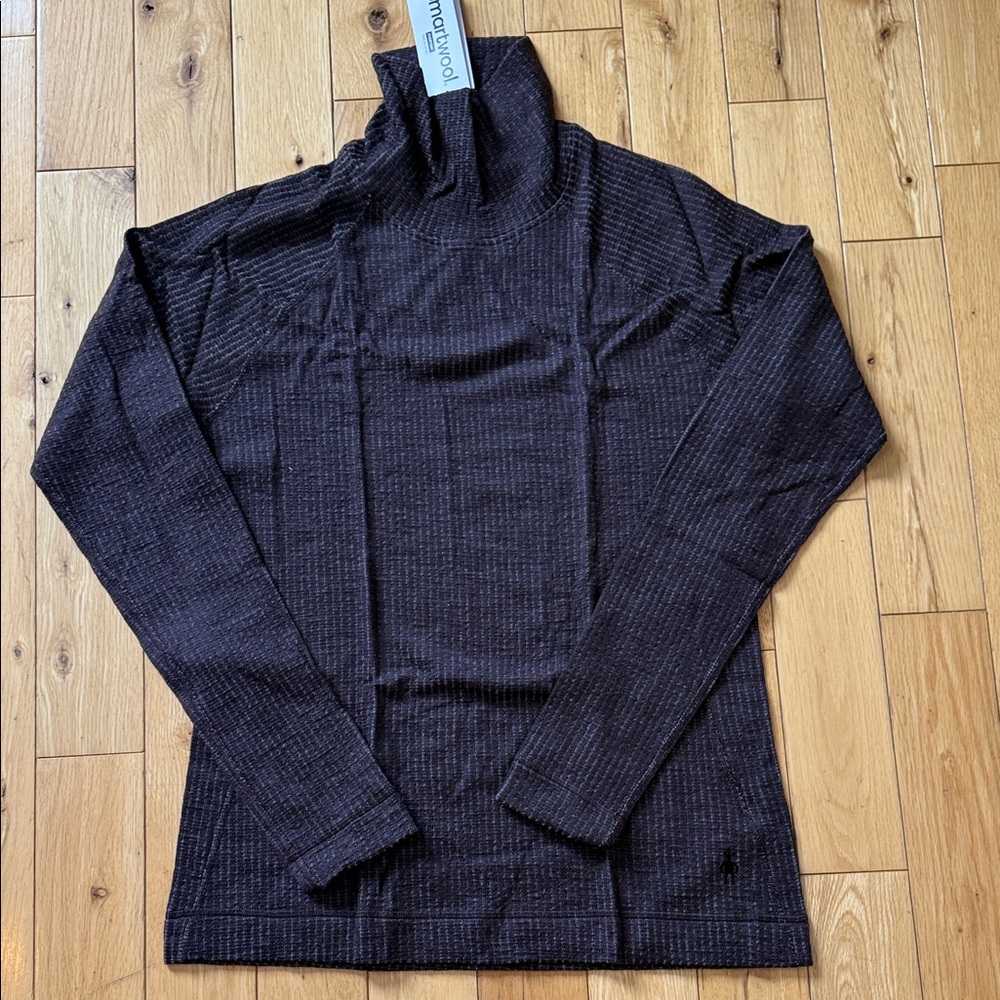 NWT Smartwool Women’s Thermal Merino Rib Turtleneck, XL
